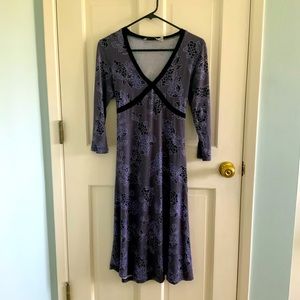 John Rocha jersey tie dress with floral pattern